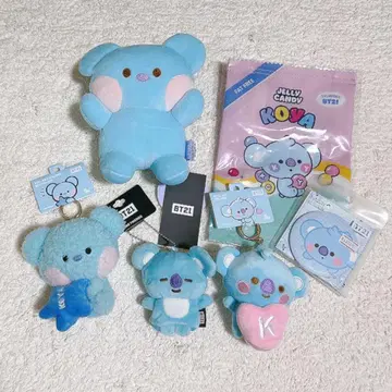 BT21 minini KOYA 6종 세트 봉제 인형
