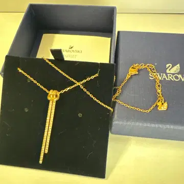 Swarovski 골드 목걸이