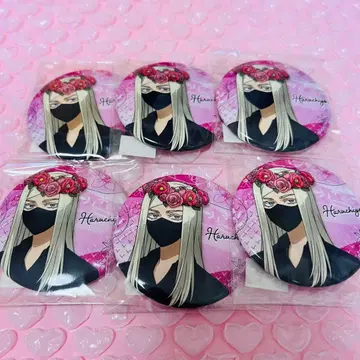 동리베 산즈 하루치요 퀴즈 캔뱃지 6개 세트