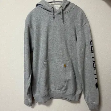 carhartt 그레이 후드 부착 후드티