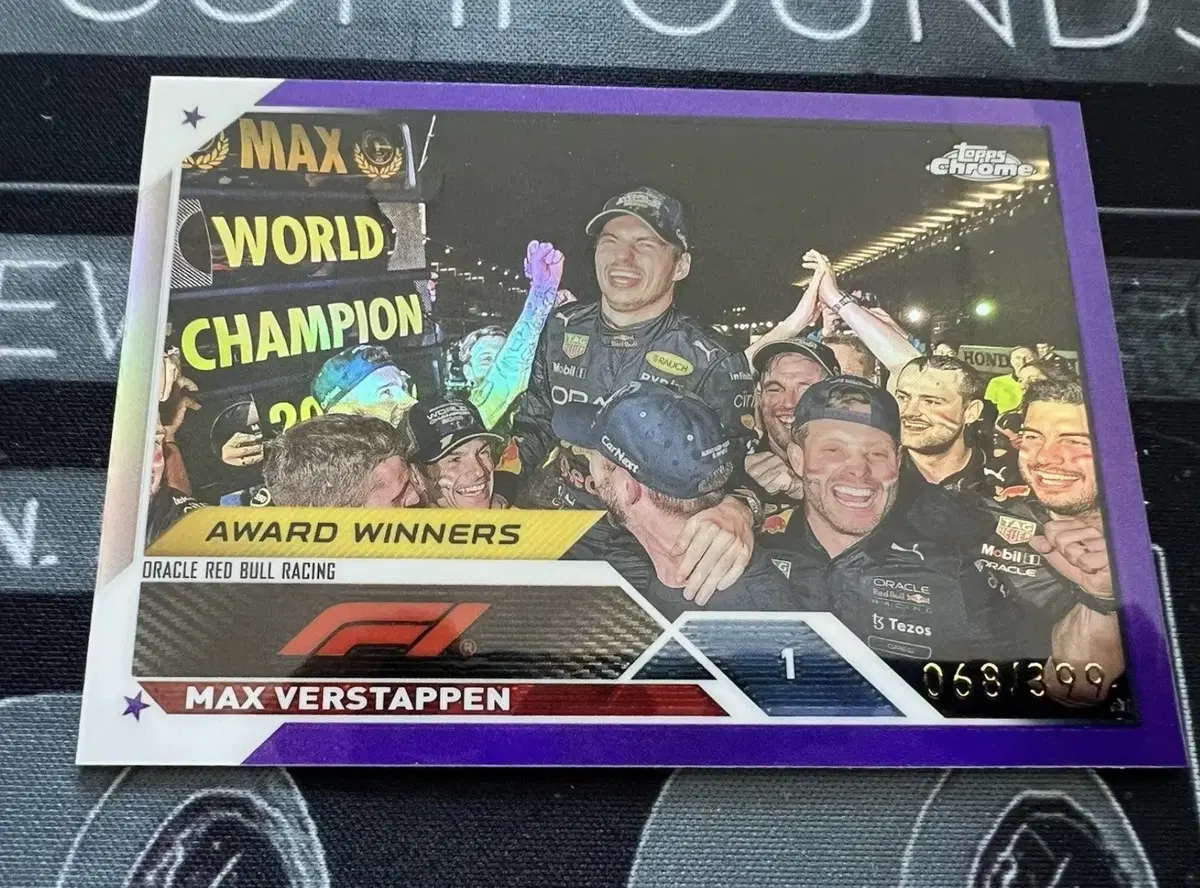 2023 Topps Chrome F1 Max Verstappen