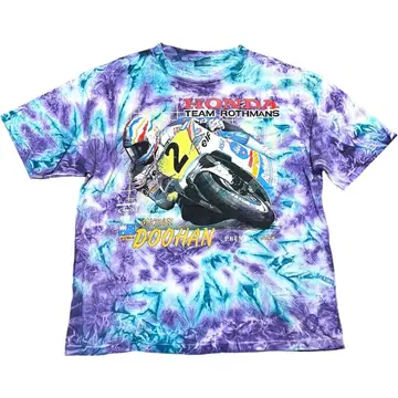 90s HONDA DIRT SHIRTS 타이다이 모터 사이클 1992
