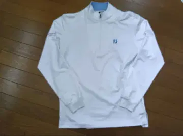 인기 FootJoy 긴팔 셔츠 화이트 사이즈 L