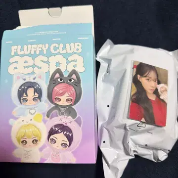 팝마트 FLUFFY CLUB aespa 봉제 인형 펜던트