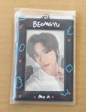 TXT 투바 모아 네이비 범규 포토카드 홀더