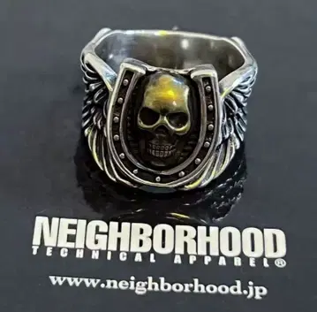 NEIGHBORHOOD 스컬 반지 21호