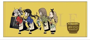 초 레어 리코리스 전시회 한정판 리코리스 리코일 페이스 타월