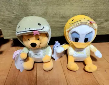 디즈니 십이지신 봉제 인형 도날드 곰돌이 푸 세트