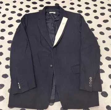 DRIES VAN NOTEN 네이비 테일러드 자켓