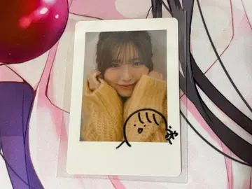 하스노소라 미야케 미우 친필 사인 폴라로이드풍 카드