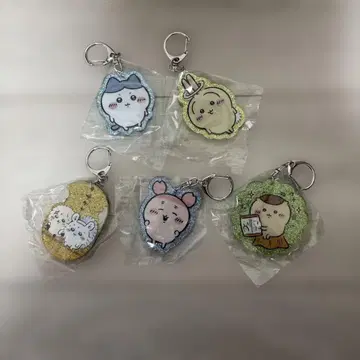 치이카와 (먼작귀) 라메 아크릴 키링 5개 5점 묶음 세트