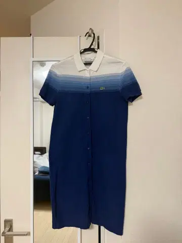 라코스테 반팔 폴로 드레스 34