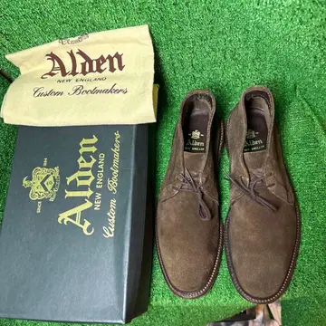 Alden 브라운 스웨이드 처카 부츠 1492