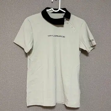 새상품급 TAYLORMADE 아이보리 블랙 셔츠 L 사이즈