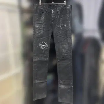 CIVARIZE 디스트로이 가공 코팅 스트레이트 팬츠 에디기