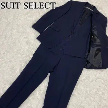 SUIT SELECT 쓰리피스 수트 셋업 네이비 AB4 2