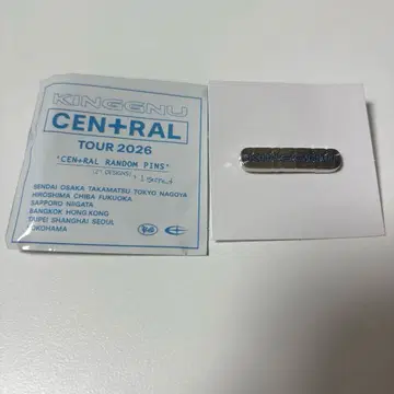 King Gnu 킹누 CENT+RAL 2026 라이브 핀 배지