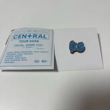 King Gnu 킹누 CENT+RAL 라이브 핀 배지 KGLOGO