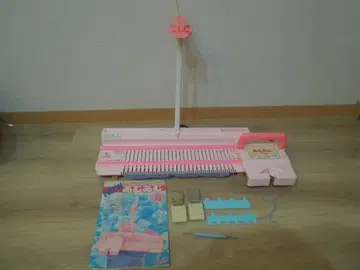 TOMY NEW 아뮤아뮤 뜨개질 기계 핑크 타미힐피거 작동 확인 완료