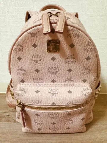 MCM 핑크 럭색/백팩