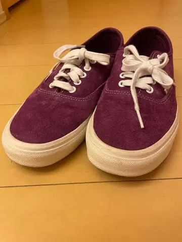 VANS 퍼플 스웨이드 스니커즈