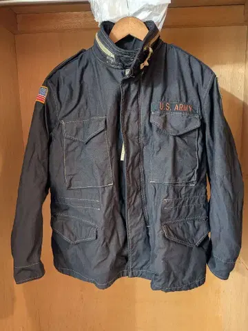 U.S. ARMY M65 필드 자켓 블랙