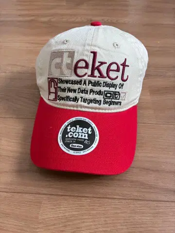 teket 야구 모자 미사용 새상품