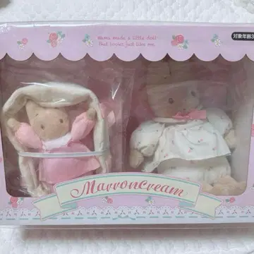 산리오 초레어 마론 크림 봉제 인형 세트 보살핌 쁘띠 마론