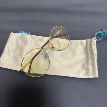 Zoff 블루라이트 차단 안경 골드 프레임