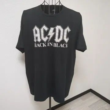 ACDC 밴드 티셔츠 블랙 2XL