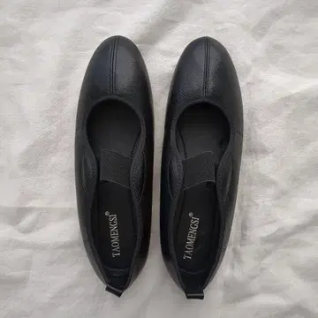 플랫슈즈 블랙 25cm 미사용 새상품