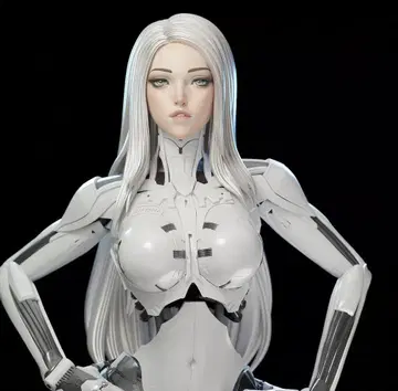 1/6 미도색 미조립 피규어 레진 키트 엔야 스텔라 브레이드