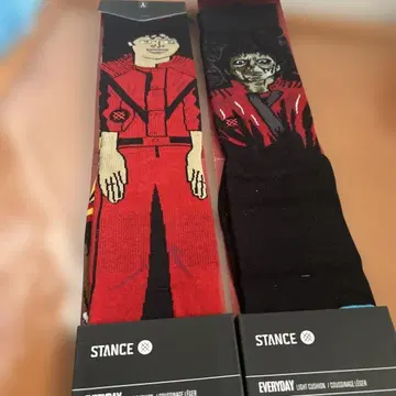 STANCE 마이클 잭슨 스릴러 삭스 2족 세트