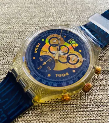 Swatch 1994년 올림픽 모델 손목시계 주말 SALE