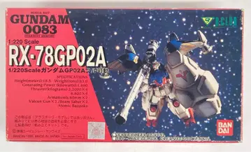 B-CLUB 1/220 스케일 건담 GP02A 풀 가동