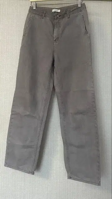 AMOMENTO 그레이 캐주얼 데님 팬츠