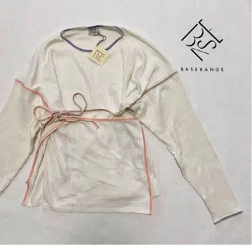 BASERANGE 베이스레인지 한정판 디자인 리브 긴팔 티셔츠