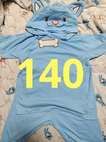 치로피노 치로루 변신 상하의 세트 반팔 반바지 140cm