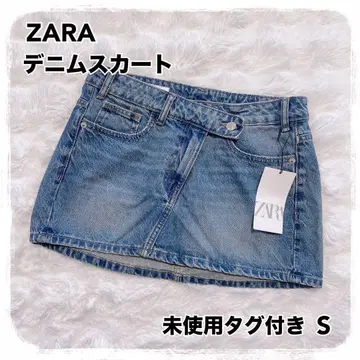 미사용 택 포함 ZARA 데님 스커트 S 자라