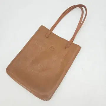 새상품급 IL BISONTE 일비종떼 핸드백 가죽 천연 가죽 컴팩트