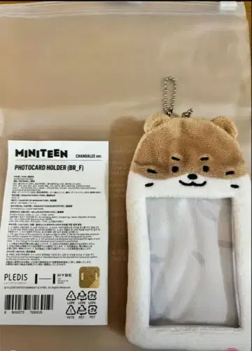 MINITEEN 포토 카드 홀더 강아지 얼굴 디자인