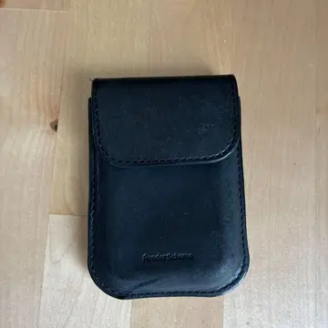 hender scheme 블랙 가죽 코인 케이스 카드 케이스