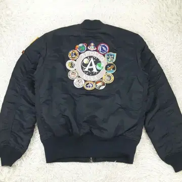 새상품급 ALPHA INDUSTRIES 플라이트 자켓 MA-1 NASA