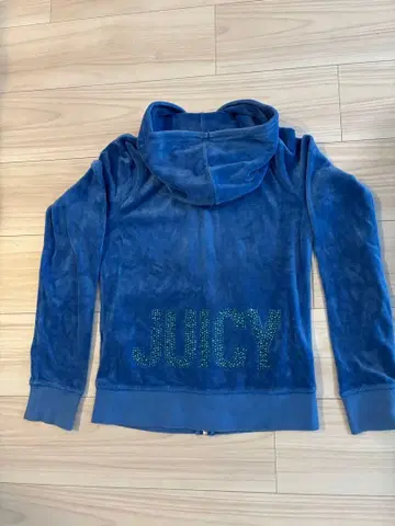 Juicy Couture 벨로아 후드티 S 파랑