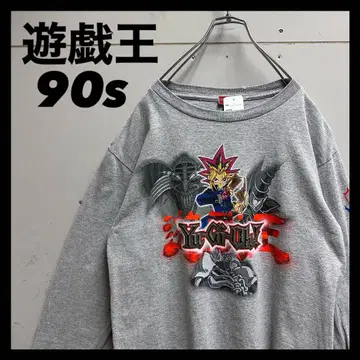 유희왕 Yu-Gi-Oh! 90s 롱티 애니메이션 티셔츠