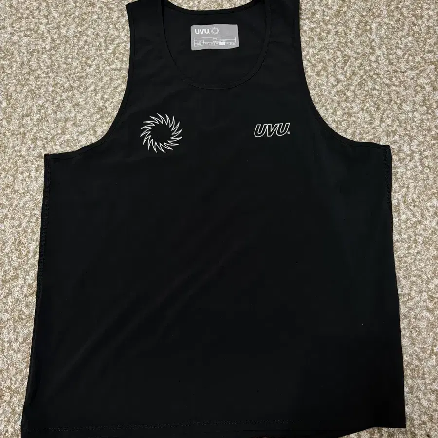 UVU Running Singlet Sleeveless Glisson Cut-off Sleeveless White