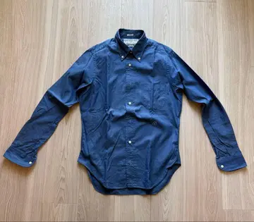 INDIVIDUALIZED SHIRTS 슬림핏 셔츠 네이비