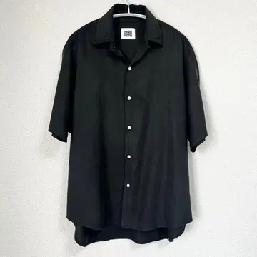 melple 메이플 남성용 셔츠 반팔 상의 블랙 S