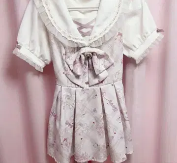 LIZLISA 리즈리사 Sewing Bear 패턴 셋업