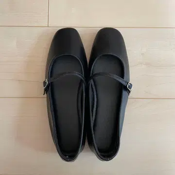 BLACKUP 도터 멜리 제인 플랫슈즈 블랙 24cm